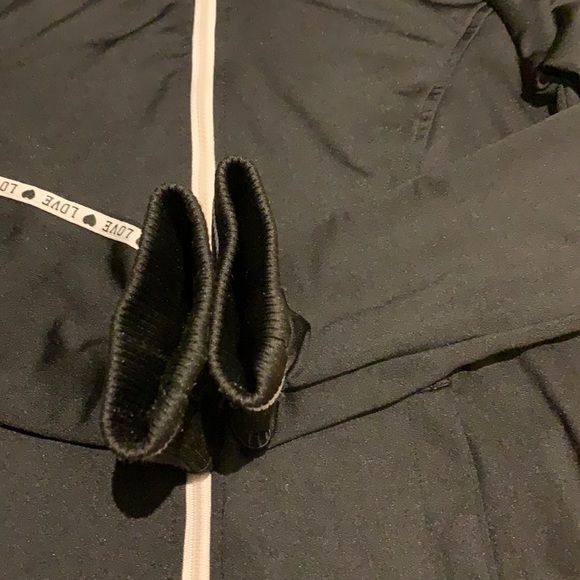 EUC Urban Kids Black Warmup Jacket full zip -size L(14/16) - Picture 5 of 8